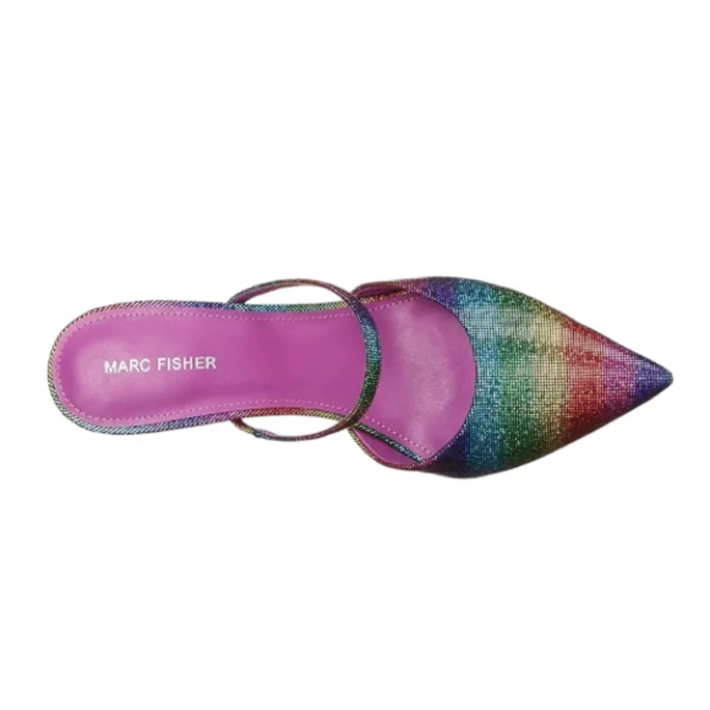 Marc Fisher Hadais 2 Rainbow Shimmer Pumps - Picture 6 of 9